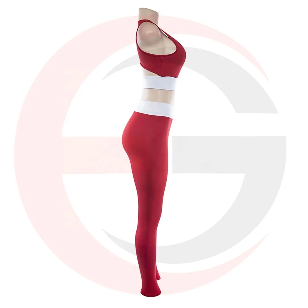 Low MOQ Custom Fitness Yoga Wear Sport Clothing Set Women Compression Mesh Yoga Sets Good Quality Durable Fitness Wear Yoga Set