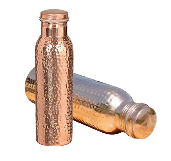 Juice Drinking Amazing Design Copper antique Plain Water battle for Health Benefits Drinks Container YOGA Copper Bottle