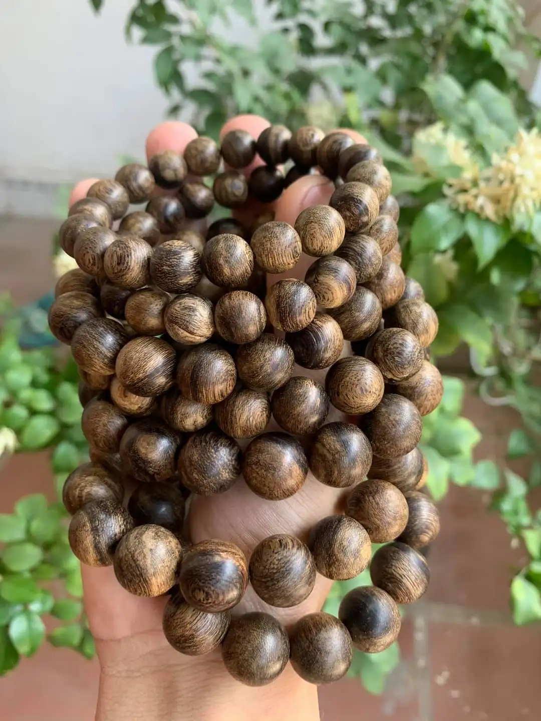  Высококачественный буддистский браслет из бусин Agarwood для здоровья подходит всех возрастов Вьетнама