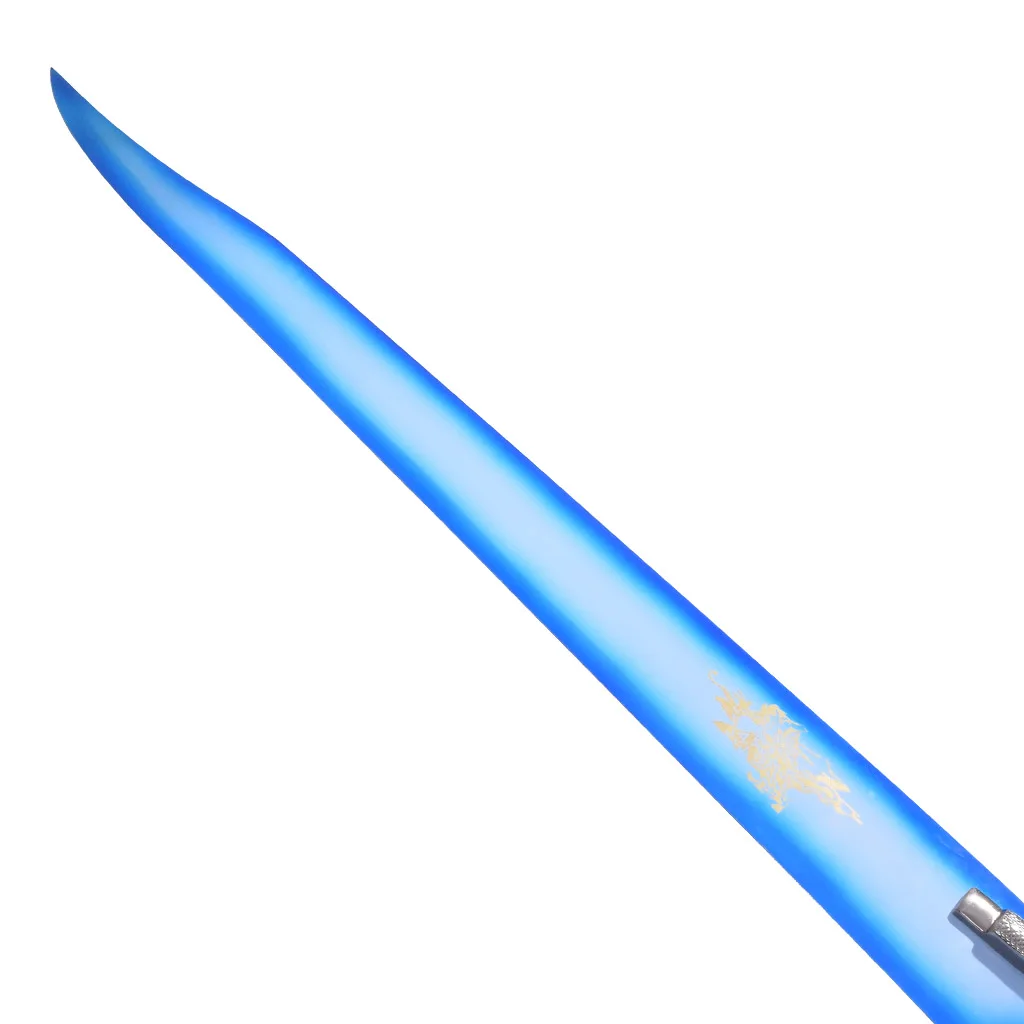 Blue Blade Sword Lionheart Winged Gunblade from Final Fantasy Video Game Probes Sword