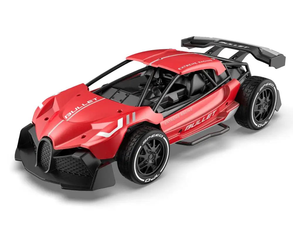 Newest 2.4G RC Die Cast Car Toy Model for Kids High Speed Remote Control Racing Alloy Toy Cars 4 Channel RC Diecast Model Car