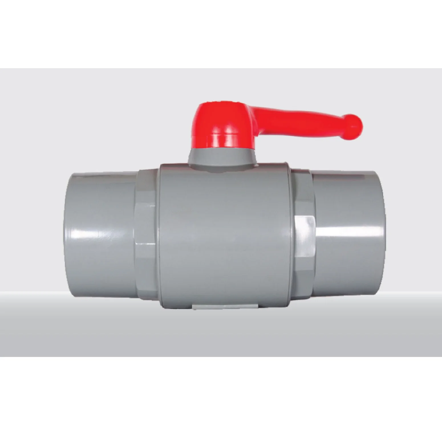 OEM ODM 1 Atm Atmosphere General Application Water Media Hand Operated Plastic Valve with Red Handle Big Size