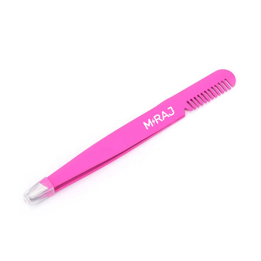 Eyebrow tweezers eyelash tweezer eyebrow plucking tweezers Pink eyebrow Plucker
