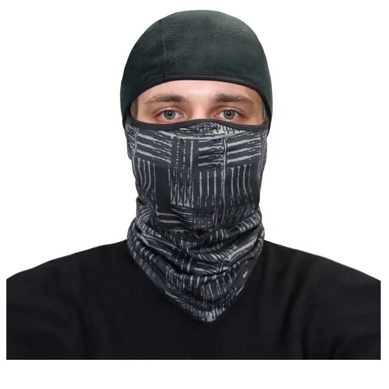 Warm Winter custom Balaclava Ski Mask Fleece Windproof Skimask Full Face Mask Hat Hoodie Sports Cap for Skiing Riding Motorcycle