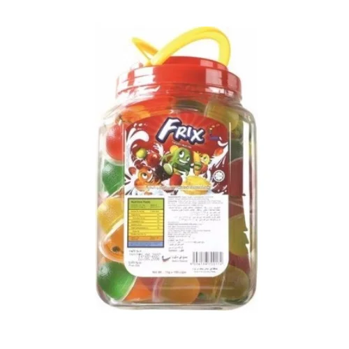 
 Халяль, смешанные фрукты, ароматизированное желе в банке  