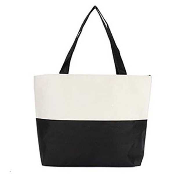 Large Canvas Handbags for Women | Zipper Tote Bag for Grocery, Shopping, Travel, Beach | Shoulder Bags for Women