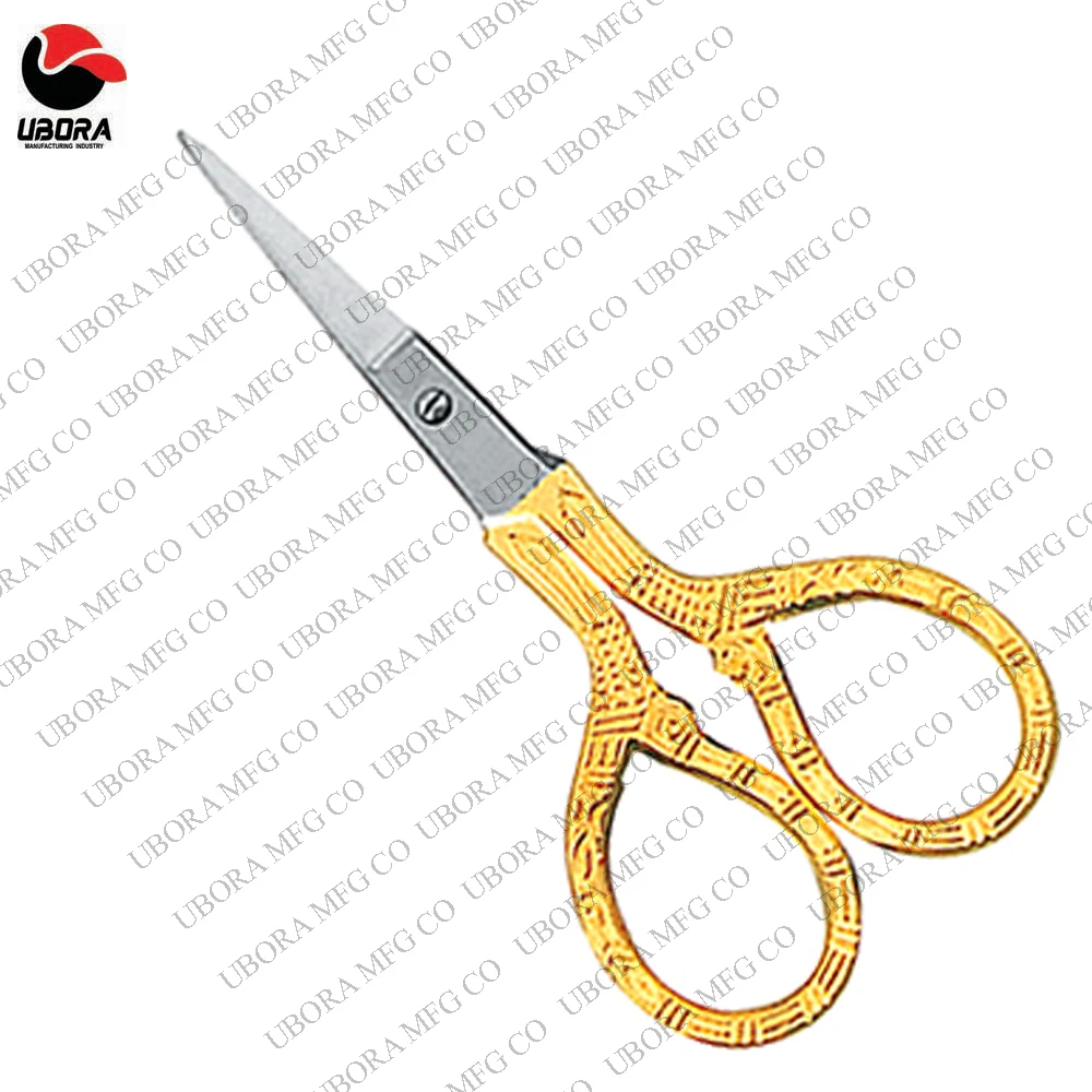 Multi Purpose Small Embroidery Fancy Scissors Gold Plated 2020