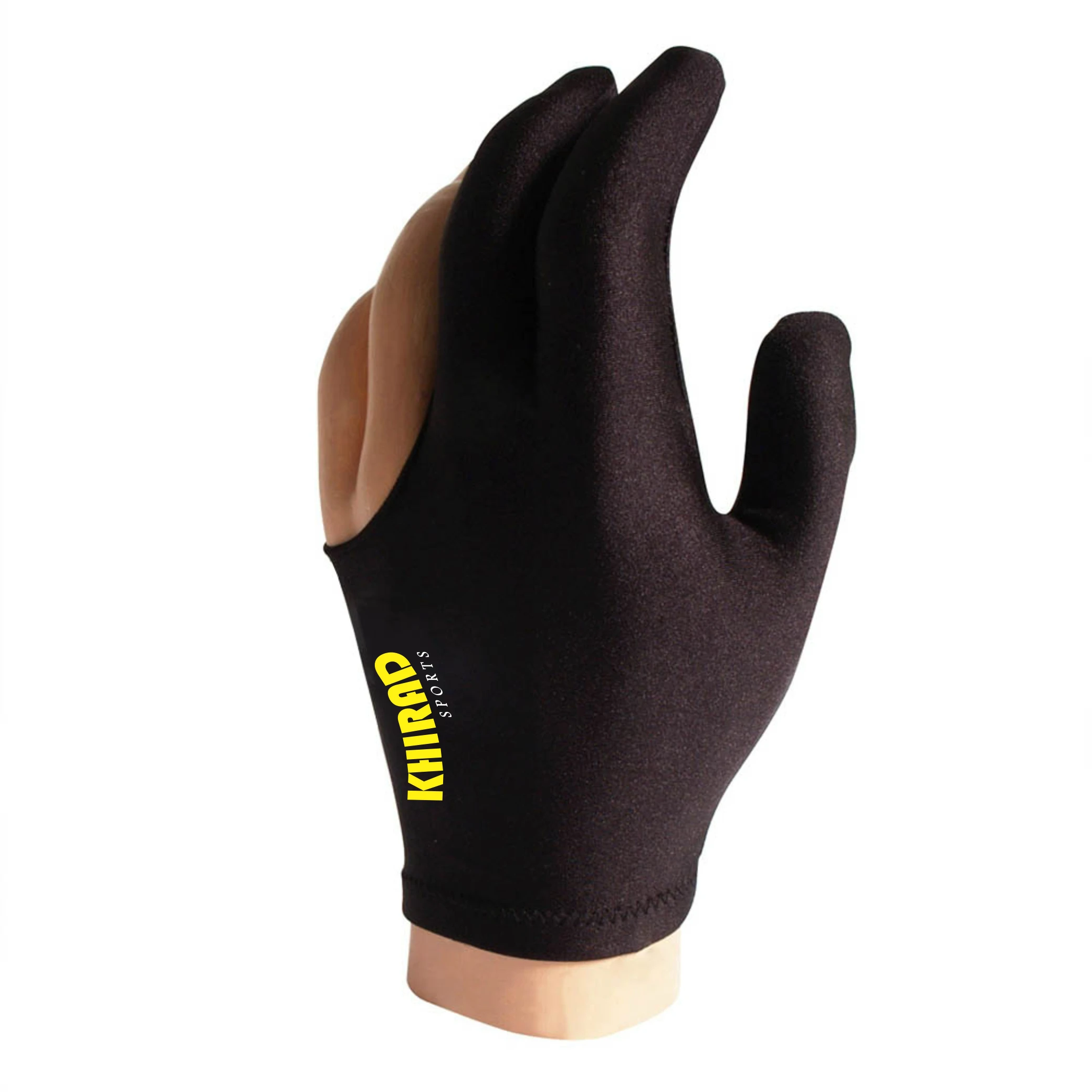 New Style 2020 Wholesale Custom 3 Finger Pool Billiard Gloves With Made Lycra.
