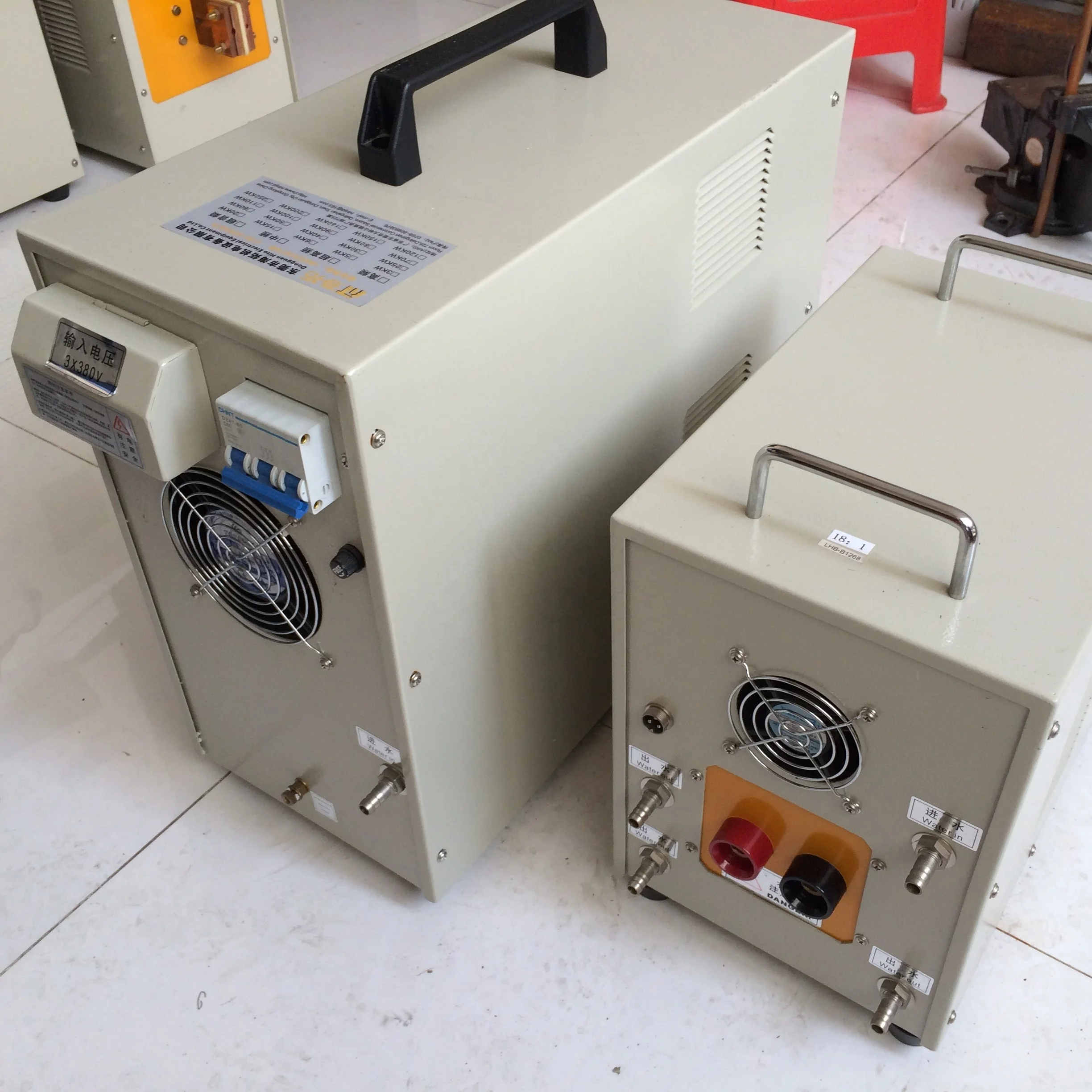 High frequency heating machine 20kw induction metal melting furnace gold copper silver