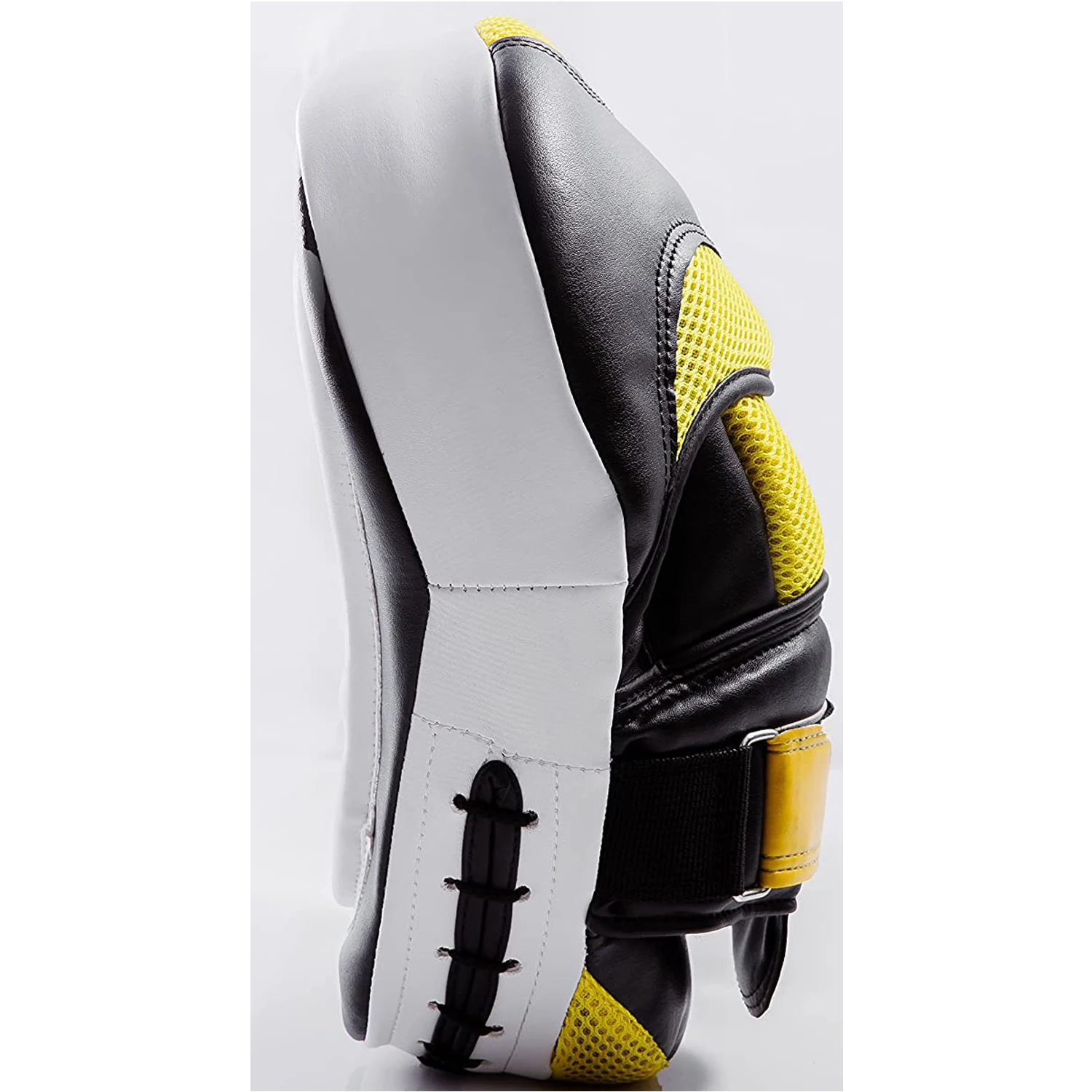 Boxing Curved Focus Punching Mitts- Genuine Leather Training Pads for MMA, Muay Thai, Sparring, Dojo, Martial Arts