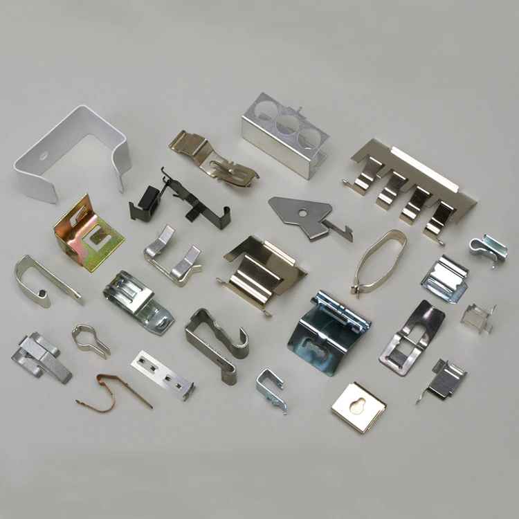 Custom Silver Plated Motor Mounts Clips With Holes Tin Plated Brass Sheet Holder Fuse Clip