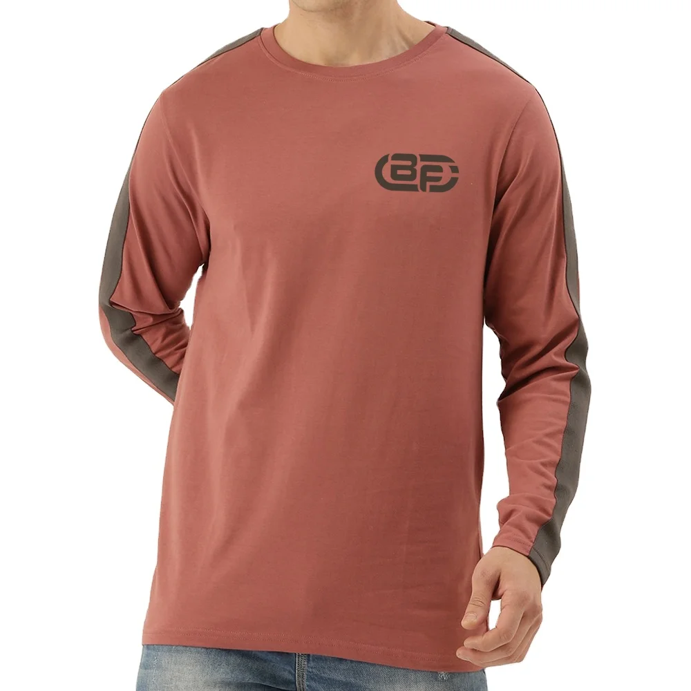 Hot Sale Long Sleeve Plain Men T Shirt Casual T Shirts Men Clothing 2022 Wholesale