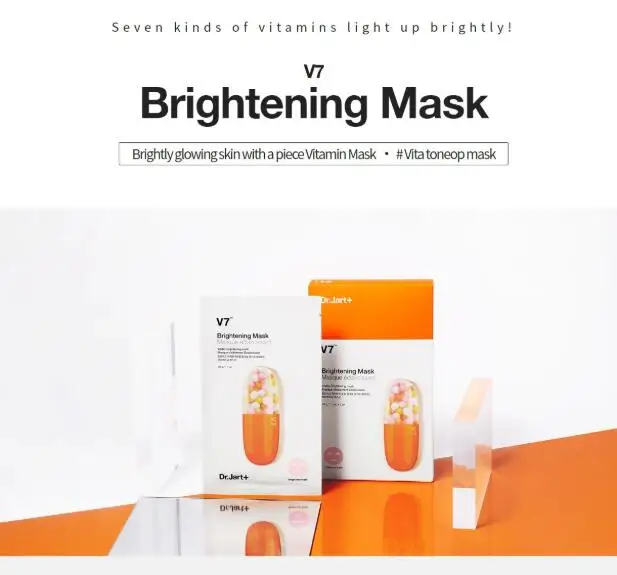 Korean Skin Care DR.JART+ V7 Brightening Mask 5 Sheets (1 Box)