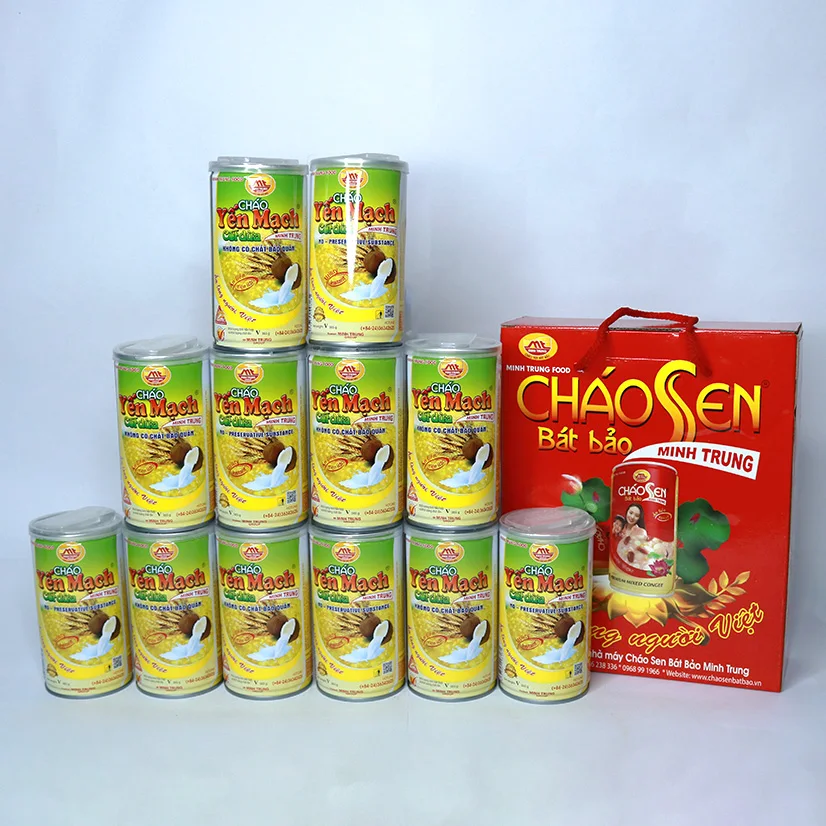 Minh Trung Vietnam Canned food Oat Grains and Coconut Milk Porridge