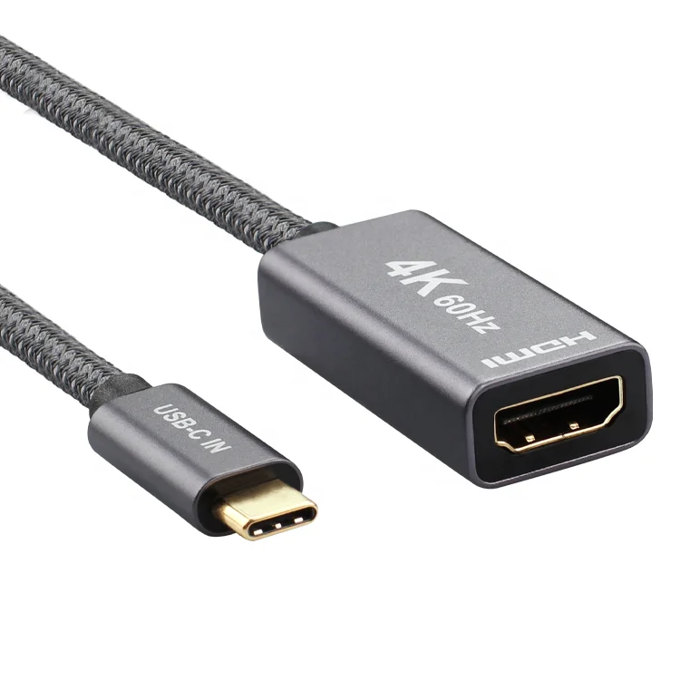 Кабель-адаптер ult-unite в нейлоновой оплетке 20 см 4K 60 Гц USB Type-C