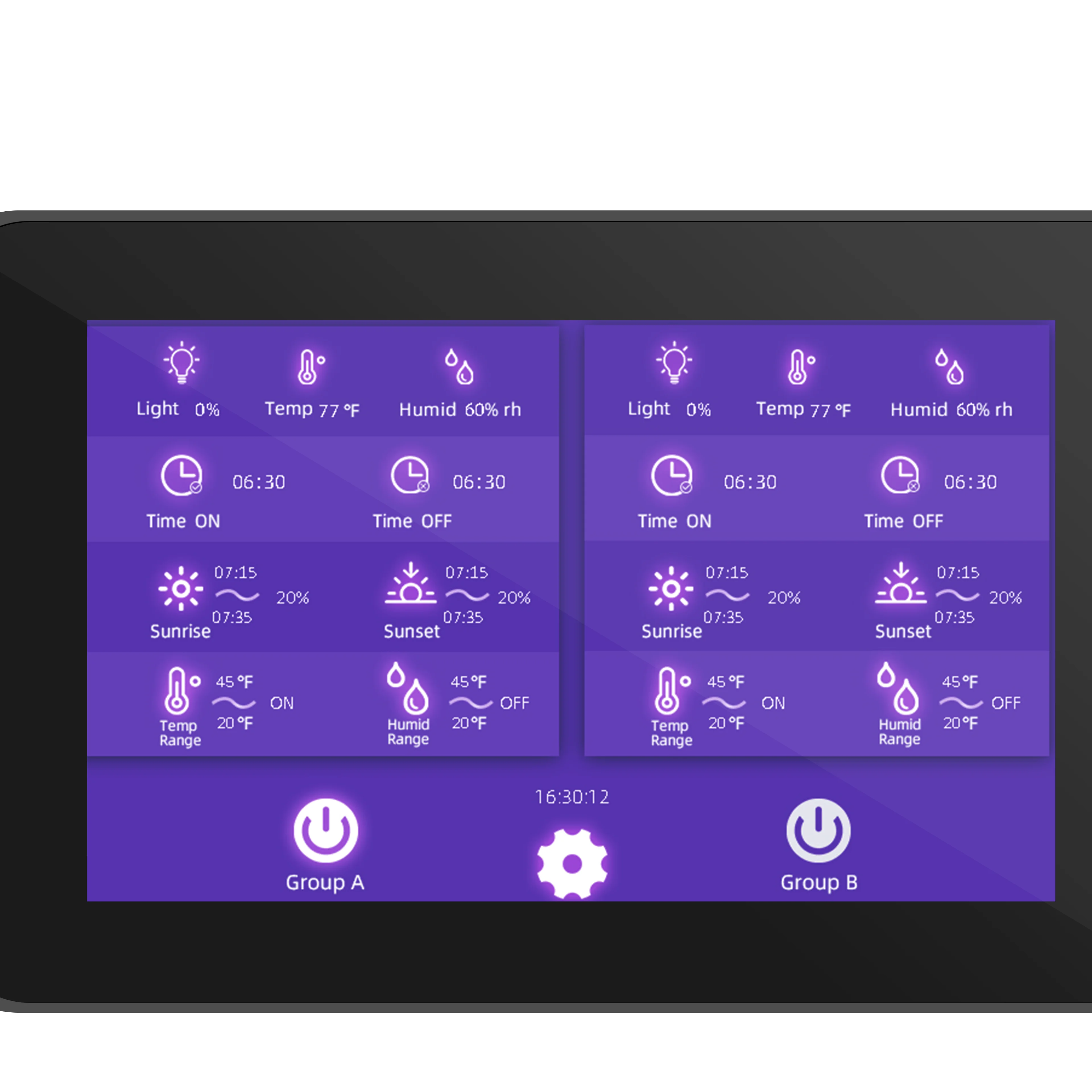 Sunritek 0-10V dimming group LED commercial grow light master controller