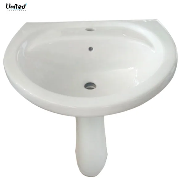 Repose wash basin with pedestal modern design wash basin sanitary ware bathroom sinks and wash basin