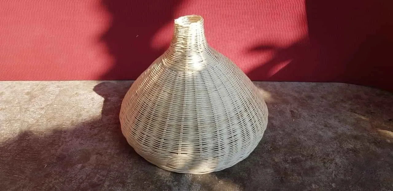 80 (lm/w) Lamp Luminous Efficiency Warm White Emitting Color Bamboo Lamp Wicker Rattan Export From Vietnam