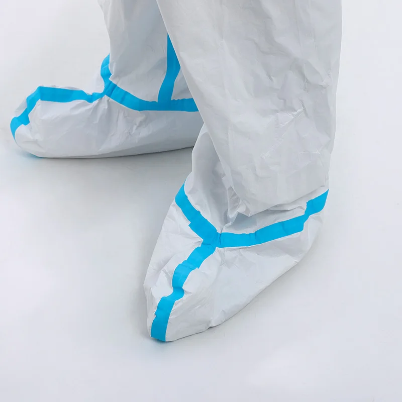OEM EN13485 Type 6 Protective Ppe Kit Suit Coverall Overall Disposable Coverall Protection Clothes Chemical Protective Clothing