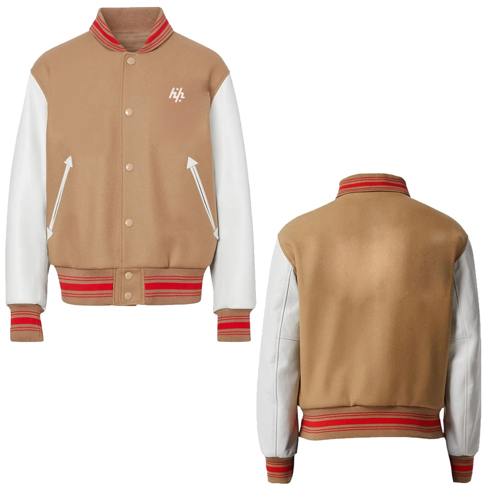 wholesale varsity baseball jacket for men  letterman jacket custom Lather Aram Manufacture by Huzaifa Products  Pakistan