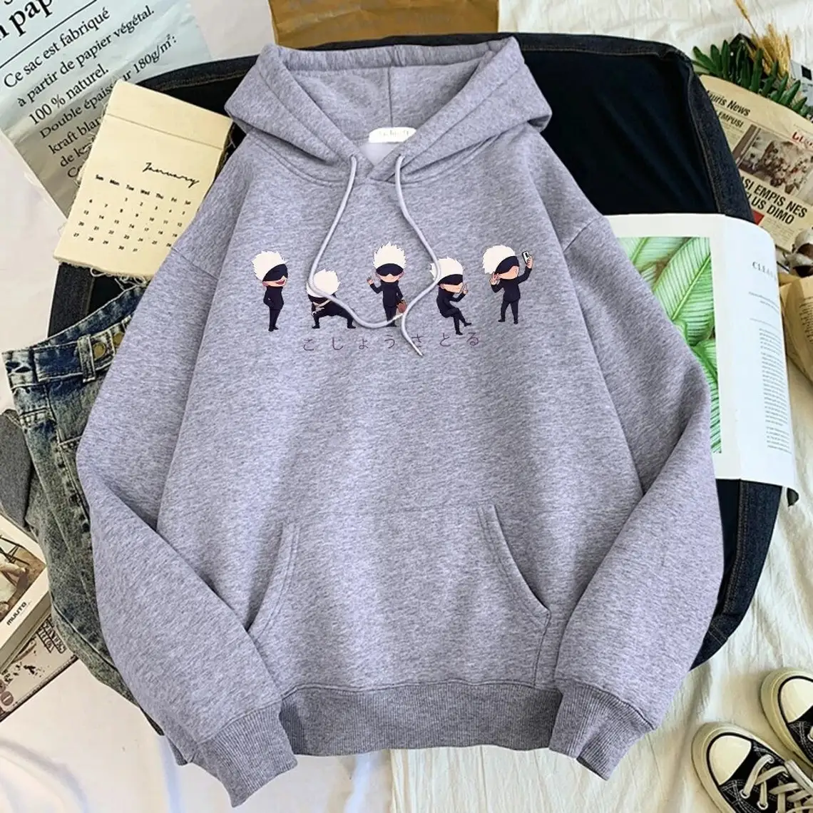 New Anime Jacket Hoodies Full Face Zip Hoodie Custom Anime Hoodie Wholesale