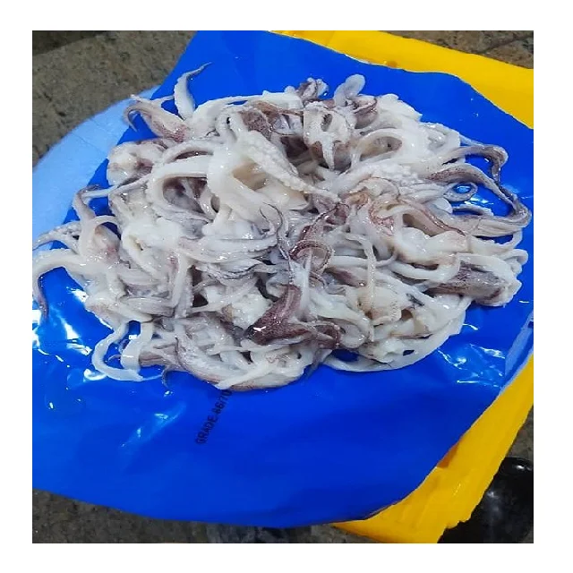 Замороженные грызунки кальмара очищенные из Индии