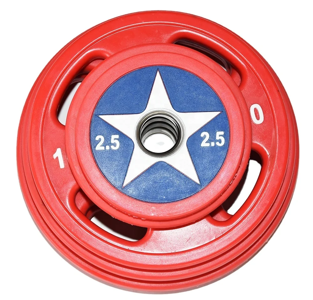 
Hand Grip CPU Barbell Disk Design Drop Resistance Wear Resistance Eco-friendly Weightlifting Free Weight 