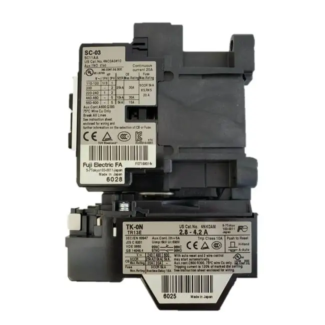 High quality FUJI Electric  Magnetic Starter SW-03 220V 4~6 A