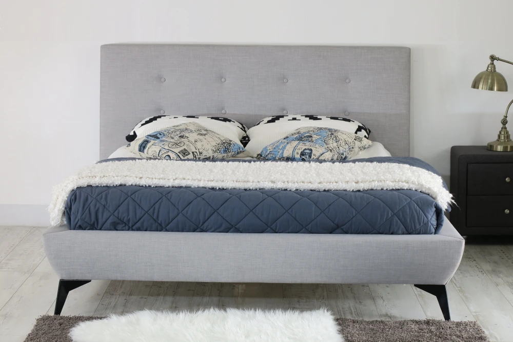 2019 Fabric Chesterfield Bed Frame of Modena Bed l