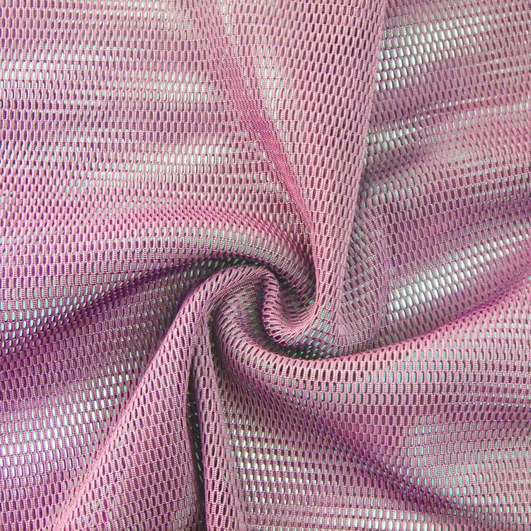 Hollow spandex jacquard mesh fishnet backpack fabric