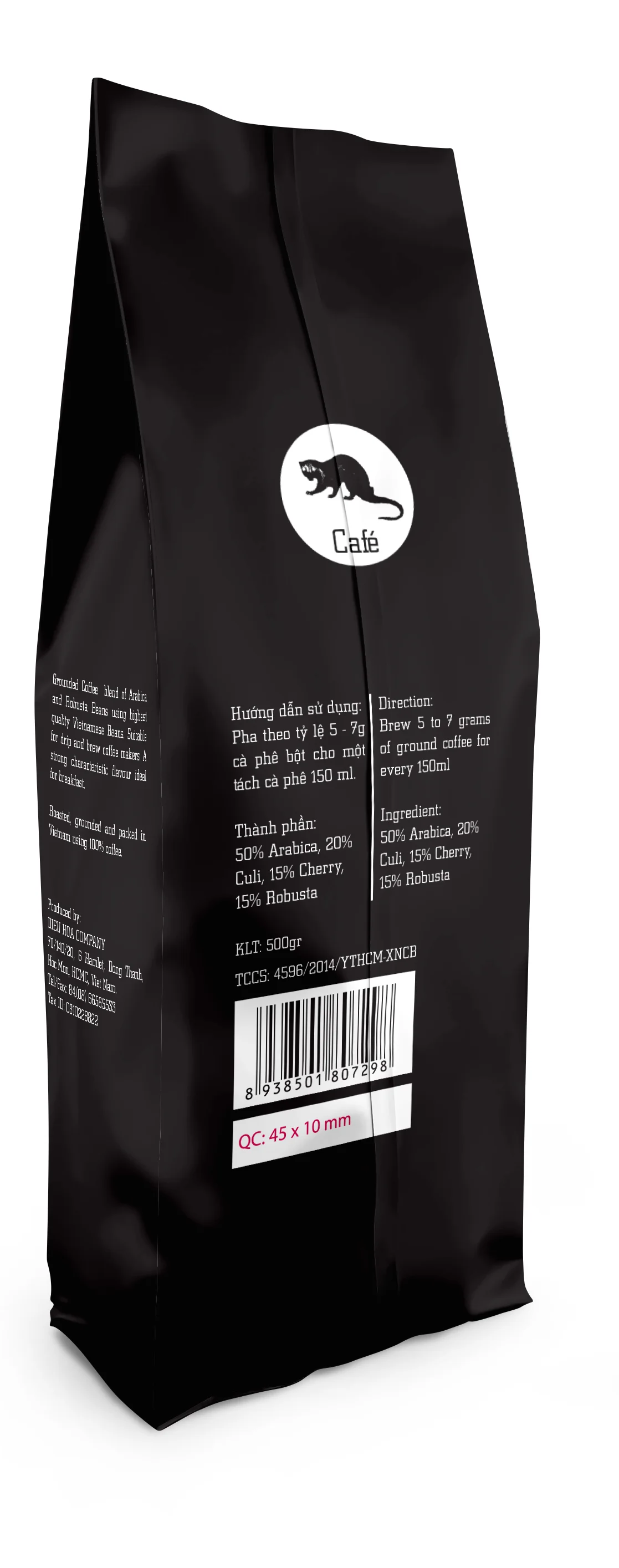 Лидер продаж растворимый кофе Weasel № 1 из Вьетнама сертификат HACCP и ISO 9001:2015