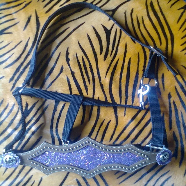 New Fancy Bling Bronc Halter Horse Halter Different and Attractive Horse Bronco Halter Assorted colors