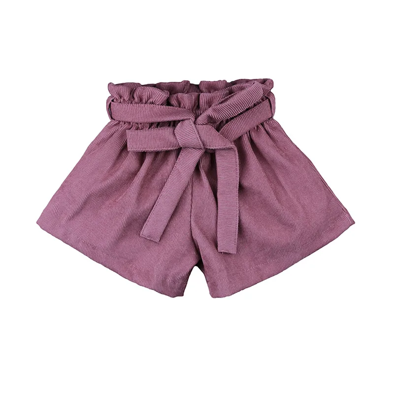 
High quality summer casual girls shorts three colors baby cotton clothing 