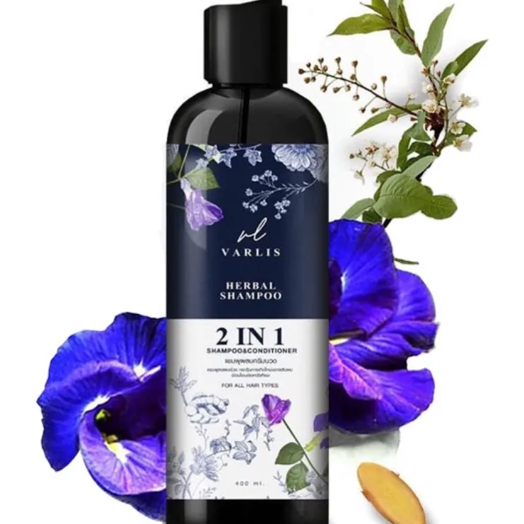 Травяной шампунь Varlis 2 в 1 для волос и кондиционер поврежденных которые хотят питать естественной формулой.