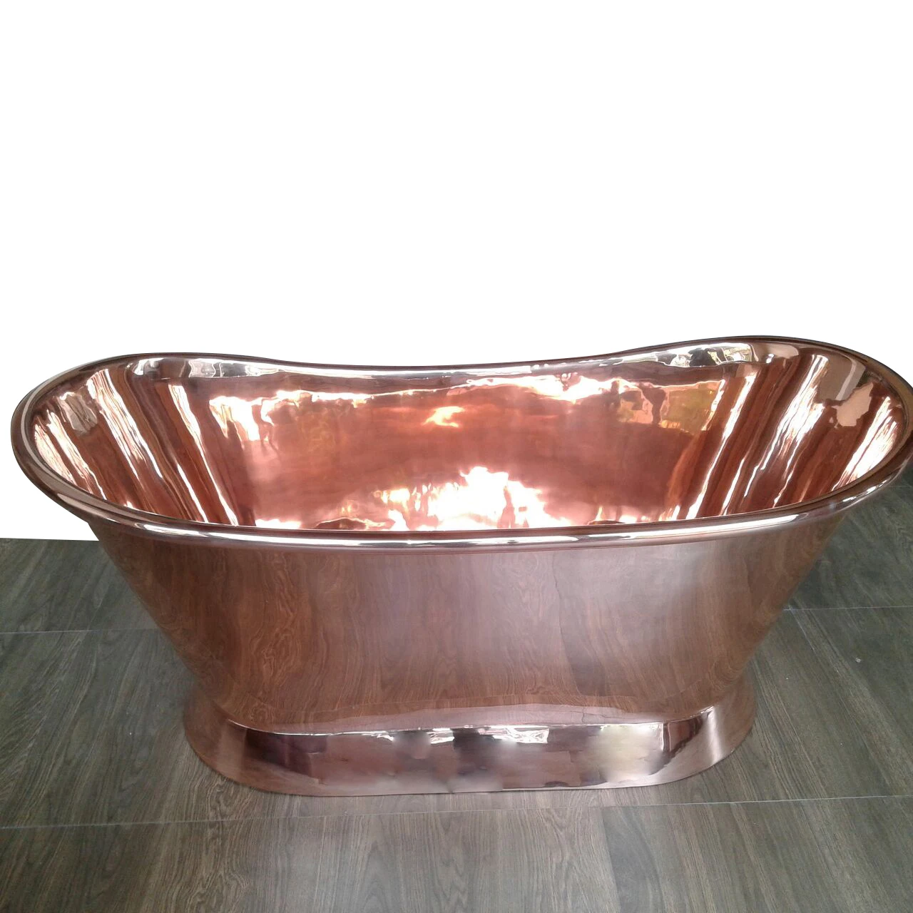 Tall Standing Copper Bath Tub pedestal Type Hot selling Antique Copper Finishes at Cheap and Affordable wholesale price