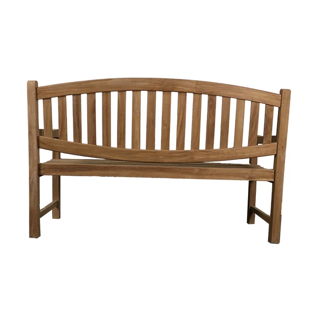 
Двойной овал 2 сиденье из массива тика деревянная садовая мебель 