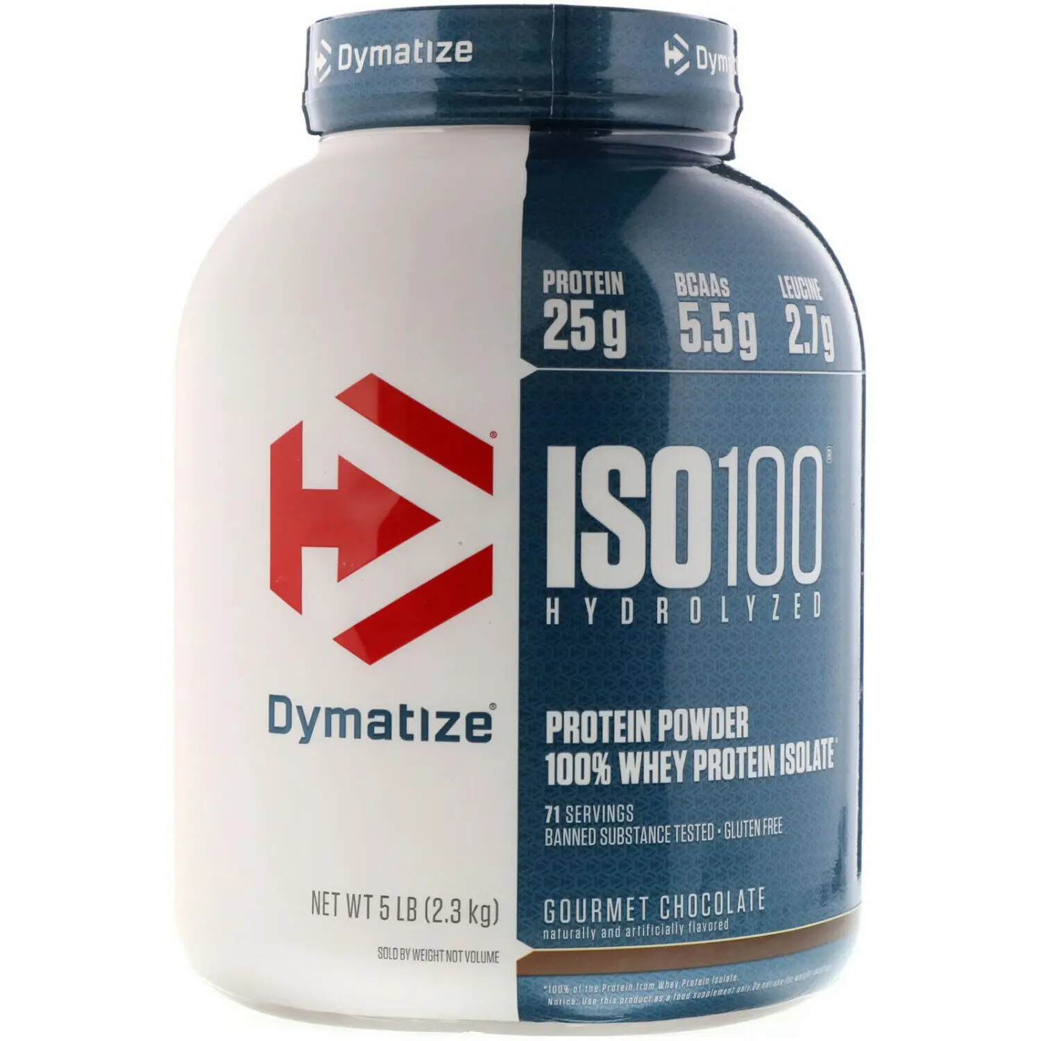 Dymatize Nutrition, ISO100 Hydrolyzed, 100% Whey Protein Isolate, Gourmet 5 Lb