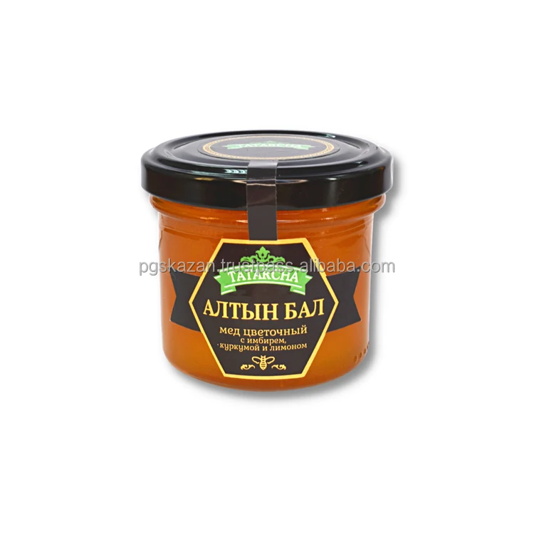 Органический мед Altyn с имбирем и лимоном хорошего качества для иммунной системы, от производителя, мед для продажи
