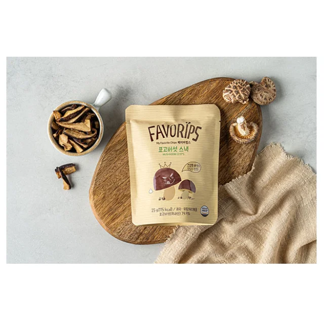 Закуски для еды, когда вы выходите, любимые грибные чипсы Shiitake, здоровая закуска, грибные чипсы, Сделано в Корее
