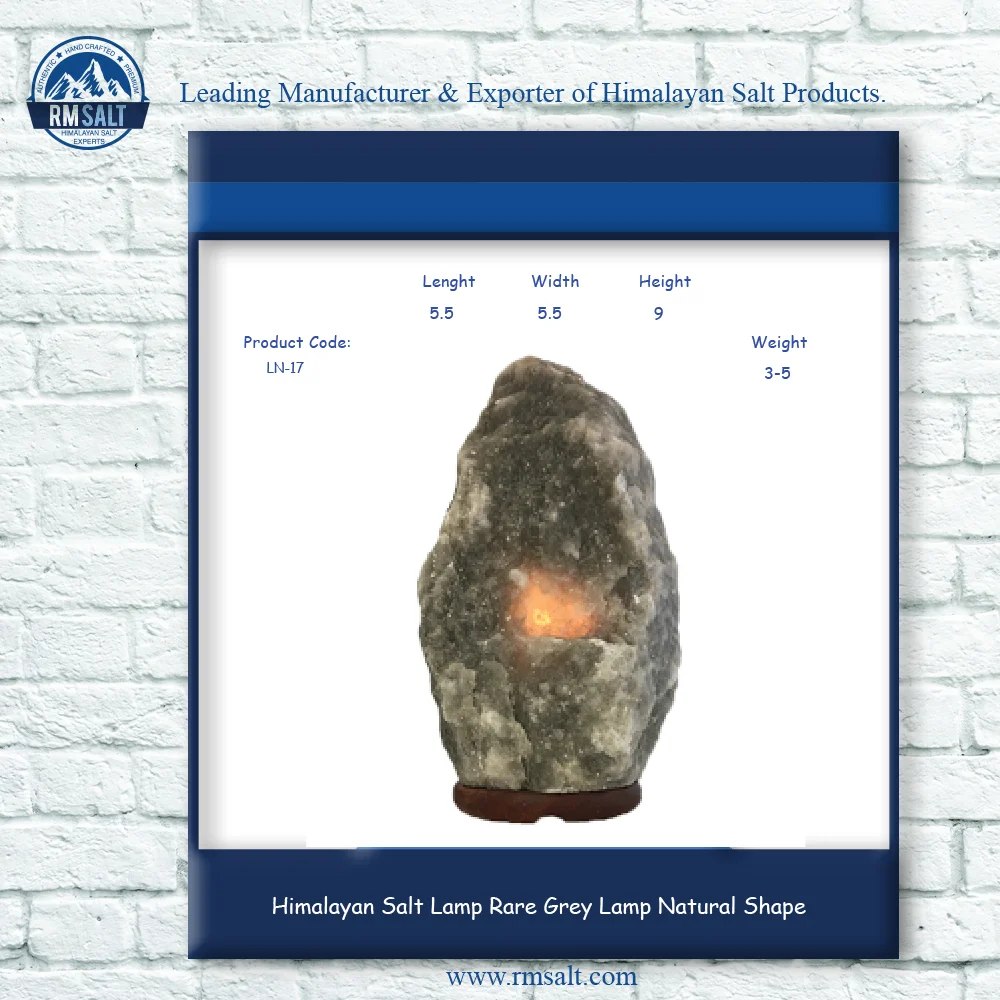 Himalayan Salt Rare Grey Lamp Natural Shape 2~3 KG