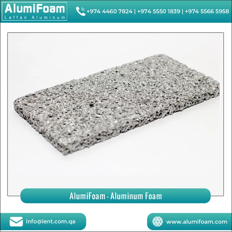 Trusted Product Range of Best Quality 0.5 - 1.0 W/m2K Thermal Conductivity Aluminum Foam from Qatar