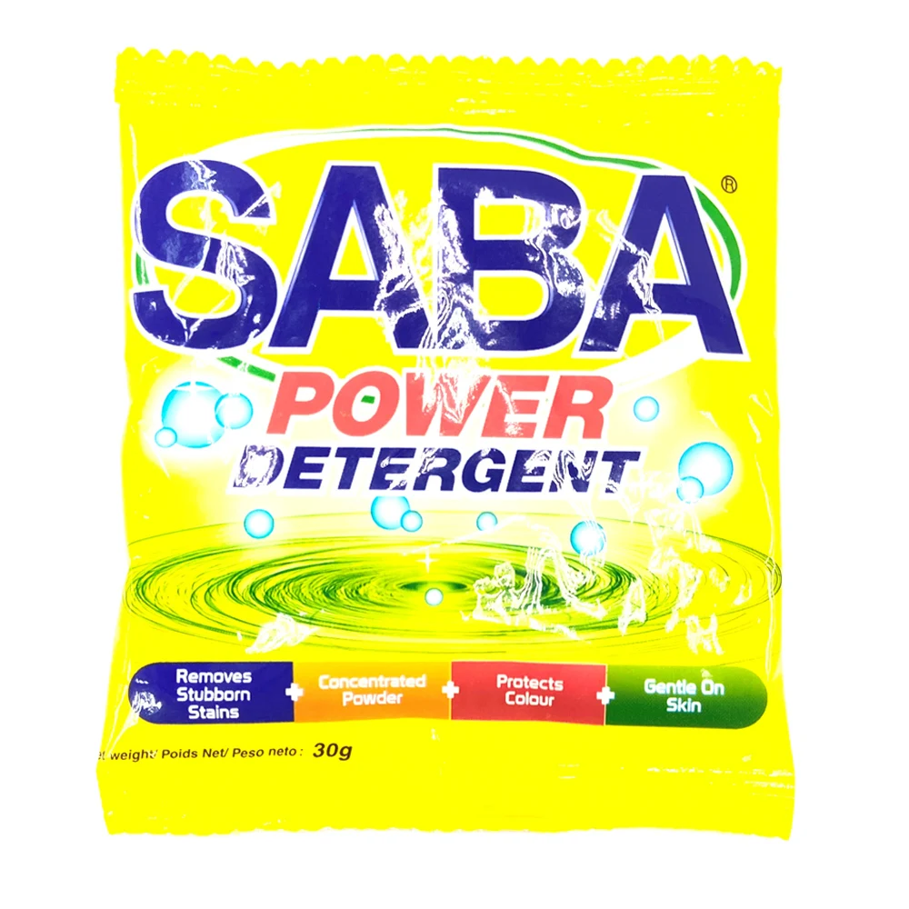 Laundry Cleaning Supplies Detergent Powder Washing Soap Saba Power Total Clean Laundry Detergent