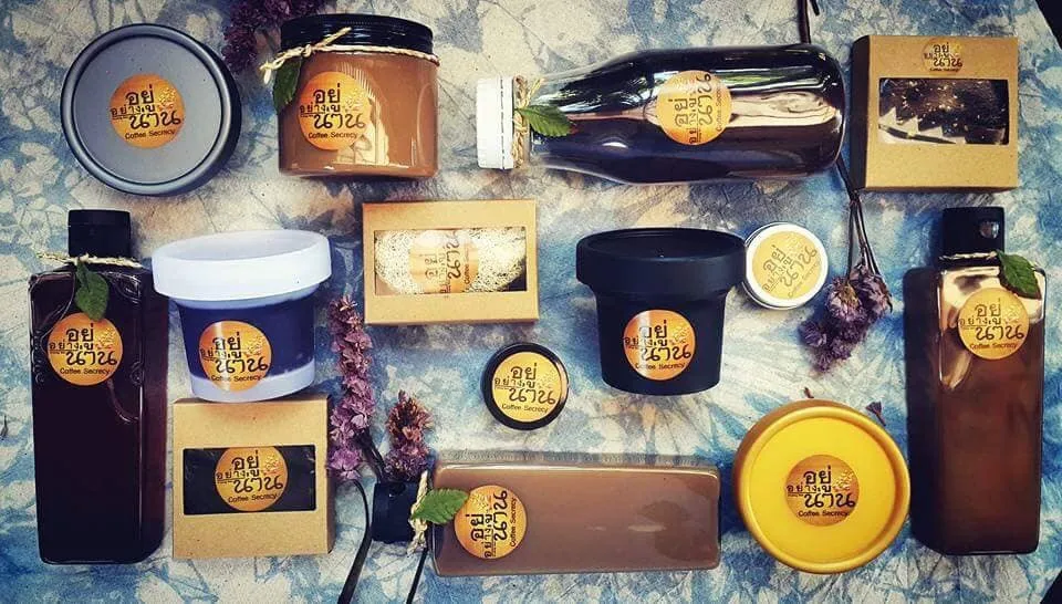 Factory Wholesale OEM Coffee Gold Facial Soap, Handmade Coffee Soap Herbal Soap Thailand