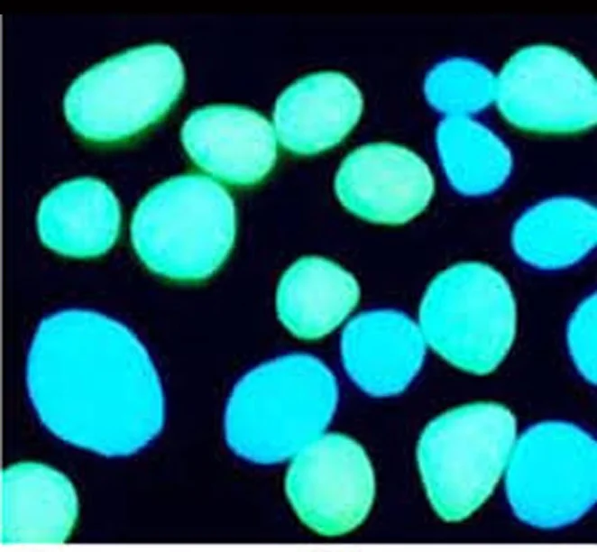 Фотолюминесцентные камни, сделанные человеком светящиеся в темноте гальки с длинным послемерцающим свечением на улице для мощения от Zhongbang