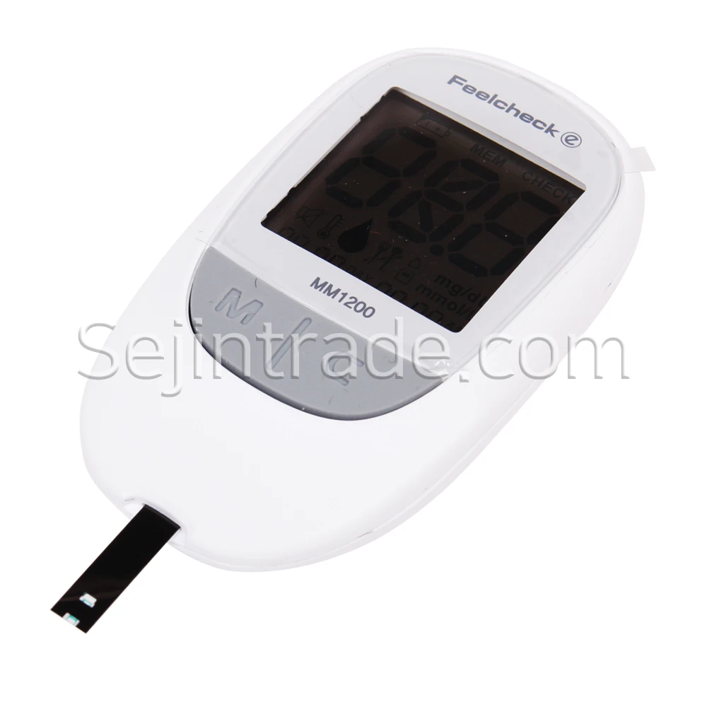 Feelcheck Blood Glucos Monitoring System Blood Sugar Meter Test Machine Automatic Code Korea 300 Test Results 5 Second Class III
