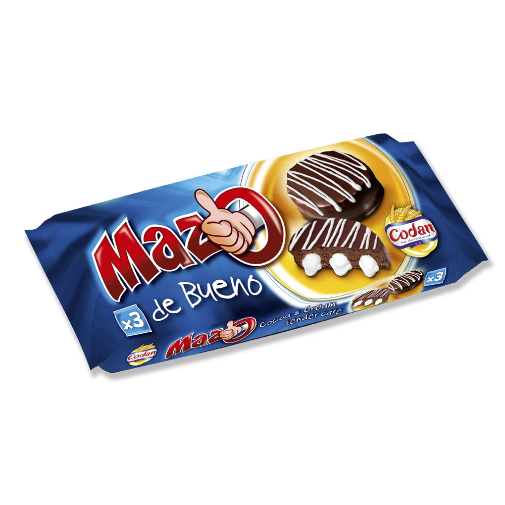 «MAZOS»-вкусный торт из какао-губки заполненный ванильным кремом украшенный какао-отверстием