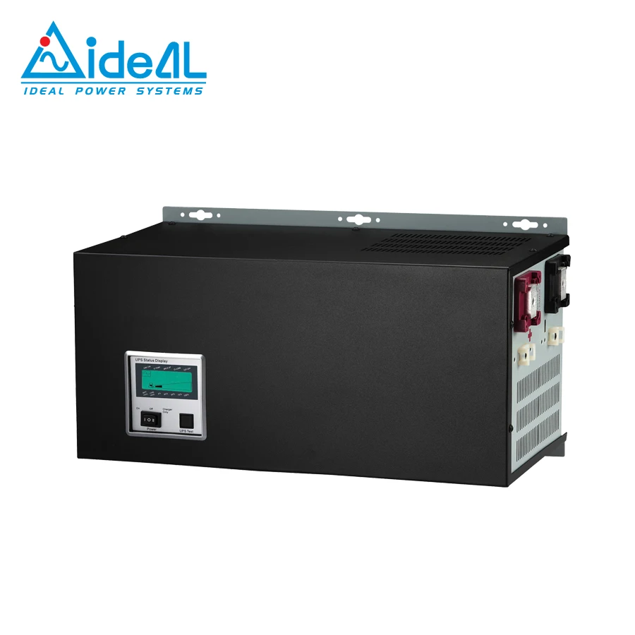 LCD display smart 1KVA inverter for home ups solar system