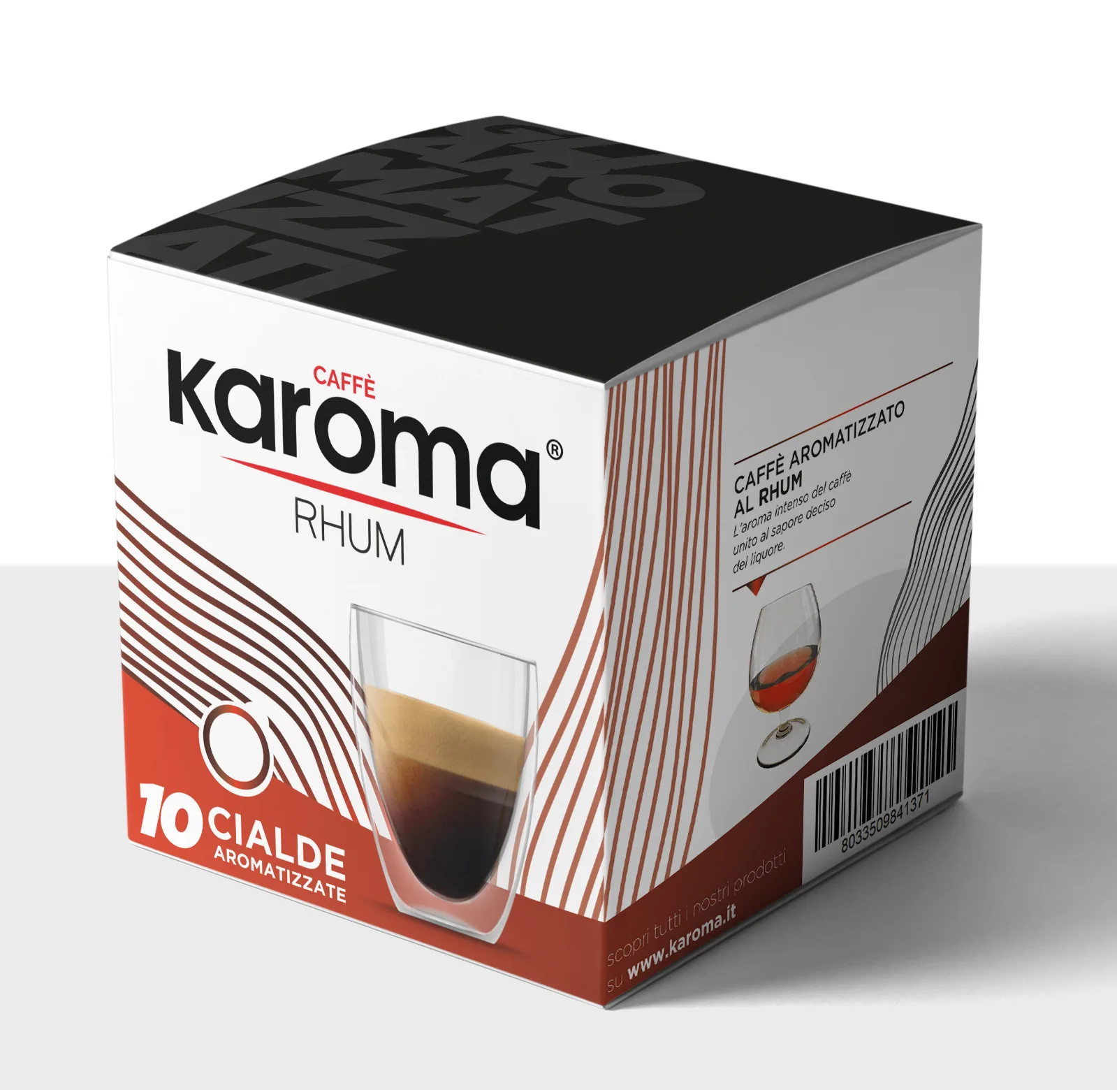 Кофейные капсулы Karoma со вкусом рома, высококачественные капсулы x10 шт., частная торговая марка