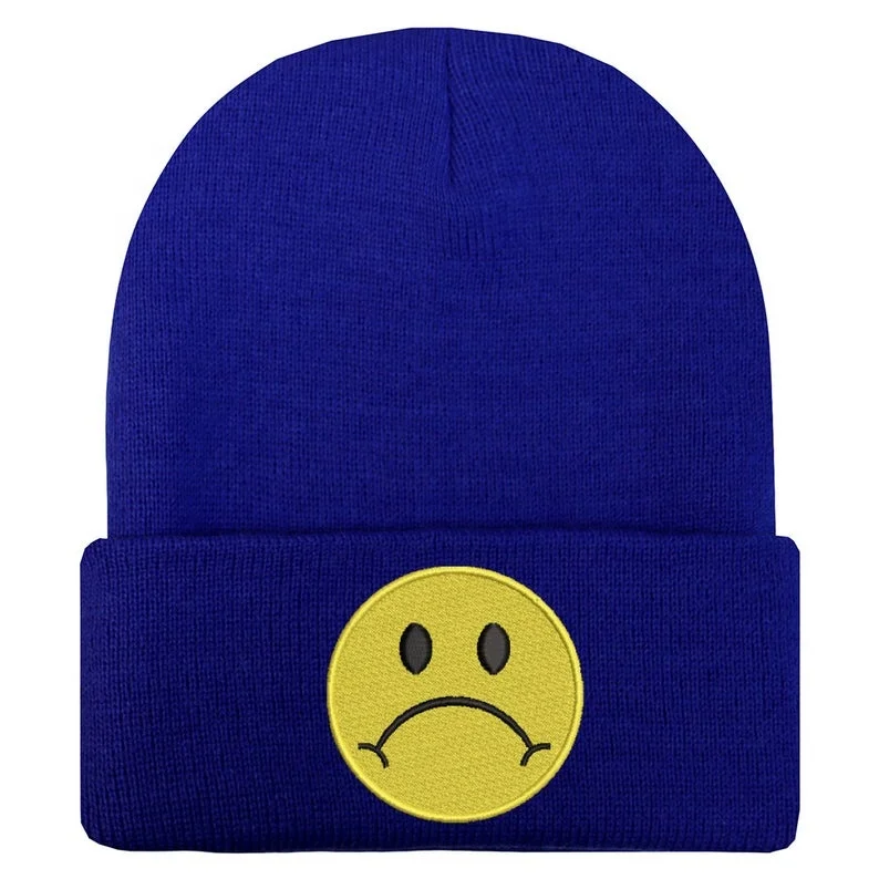 USA security winter hats Embroidered Winter Skull Beanie Hats