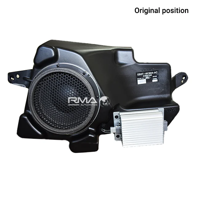 
Used Quality 99% Subwoofer Mid Base Two Voice Car Speaker and Amplifier OEM Ford 